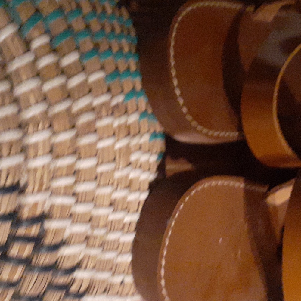 J crew fishermen sandals in shinny spazzolato leather color size 9 - Picture 7 of 7